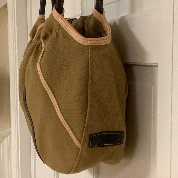 LONGCHAMP Canvas Hobo handbag possible shoulder bag EUC - Picture 2 of 13